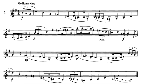 clarinet sight reading
